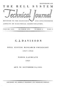 BSTJ V30N04 195110 PART 1