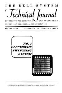 BSTJ V43N05 196409 PART 1