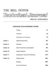 BSTJ V55N11 1975 SAFEGUARD