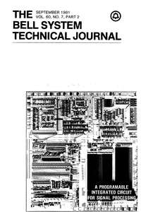 BSTJ V60N07 198109 PART 2