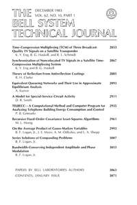 BSTJ V62N10 198312 PART 1