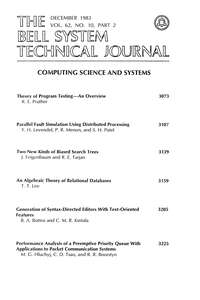 BSTJ V62N10 198312 PART 2