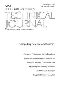 BSTJ V63N06 198407 PART 2