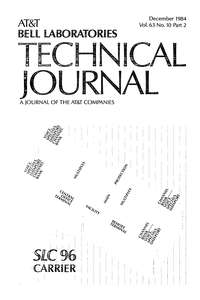 BSTJ V63N10 198412 PART 2