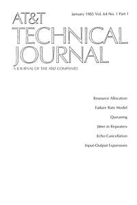 BSTJ V64N01 198501 PART 1