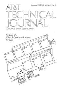 BSTJ V64N01 198501 PART 2