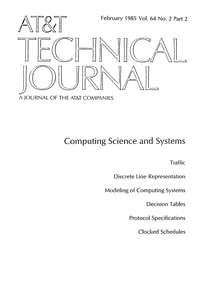 BSTJ V64N02 198502 PART 2