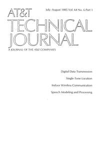 BSTJ V64N06 198507 PART 1