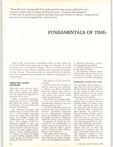 COMPUTER DESIGN V07 N03 196803 FUNDAMENTALS OF TIME-SHARED COMPUTERS PT2