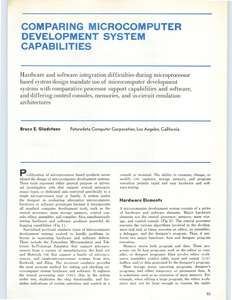 COMPUTER DESIGN V18 N02 197902 COMPARING MICROCOMPUTER DEVELOPMENT SYSTEM CAPABILITIES