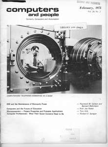 COMPUTERS AND PEOPLE V24 N02 197502