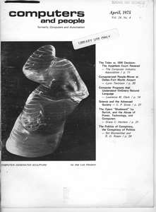 COMPUTERS AND PEOPLE V24 N04 197504