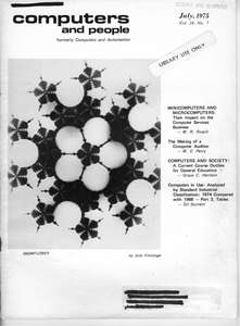 COMPUTERS AND PEOPLE V24 N07 197507