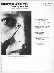 COMPUTERS AND PEOPLE V25 N07 197607