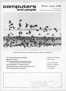 COMPUTERS AND PEOPLE V29 N03-04 198003