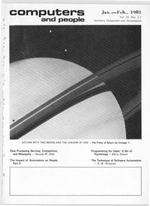 COMPUTERS AND PEOPLE V30 N01-02 198101