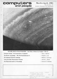 COMPUTERS AND PEOPLE V30 N03-04 198103