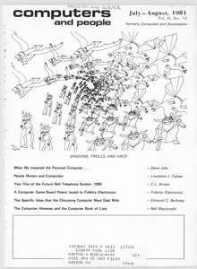 COMPUTERS AND PEOPLE V30 N07-08 198107