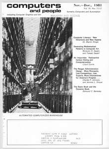 COMPUTERS AND PEOPLE V30 N11-12 198111