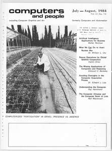 COMPUTERS AND PEOPLE V33 N07-08 198407