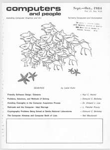 COMPUTERS AND PEOPLE V33 N09-10 198409