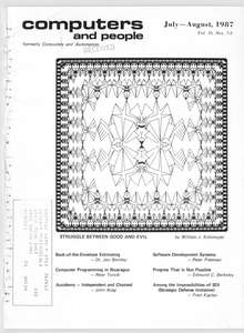 COMPUTERS AND PEOPLE V36 N07-08 198707