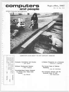 COMPUTERS AND PEOPLE V36 N09-10 198709