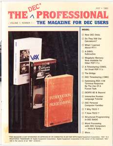 DEC PROFESSIONAL V01 N01 198207