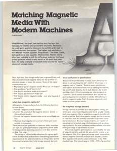 DIGITAL DESIGN V07 N06 197706 MATCHING MAGNETIC MEDIA WITH MODERN MACHINES