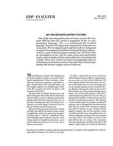 EDP ANALYZER V14N05 1976