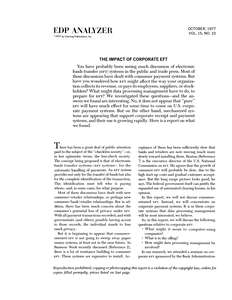 EDP ANALYZER V15N10 1977