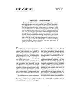 EDP ANALYZER V16N01 1978