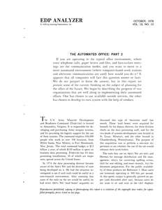EDP ANALYZER V16N10 1978