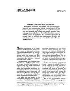 EDP ANALYZER V18N08 1980