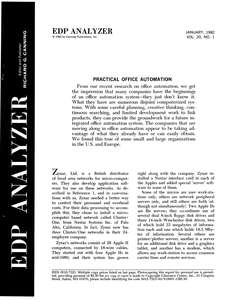 EDP ANALYZER V20N01 1982