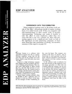 EDP ANALYZER V20N11 1982