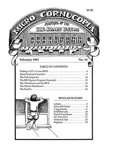 MICRO CORNUCOPIA #10 FEB83