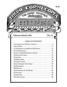 MICRO CORNUCOPIA #22 FEB85