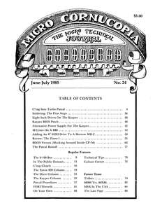 MICRO CORNUCOPIA #24 JUN85