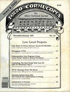 MICRO CORNUCOPIA #33 DEC87