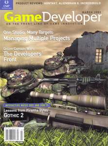 GAME DEVELOPER - MARCH 2003