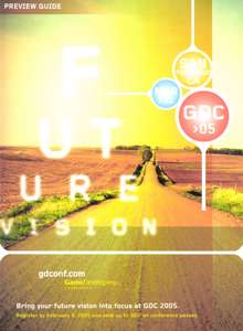 GAME DEVELOPERS CONFERENCE GUIDE 2005