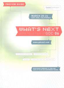 GAME DEVELOPERS CONFERENCE GUIDE 2006