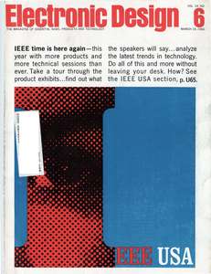 ELECTRONIC DESIGN V14 N06 19660315