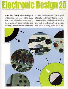 ELECTRONIC DESIGN V15 N20 19670927