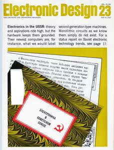 ELECTRONIC DESIGN V15 N23 19671108