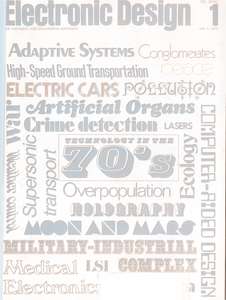 ELECTRONIC DESIGN V18 N01 19700104