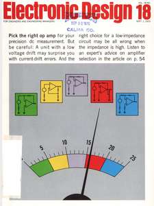 ELECTRONIC DESIGN V18 N18 19700901