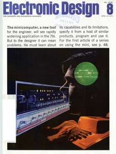 ELECTRONIC DESIGN V19 N08 19710415