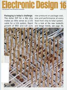 ELECTRONIC DESIGN V19 N16 19710805